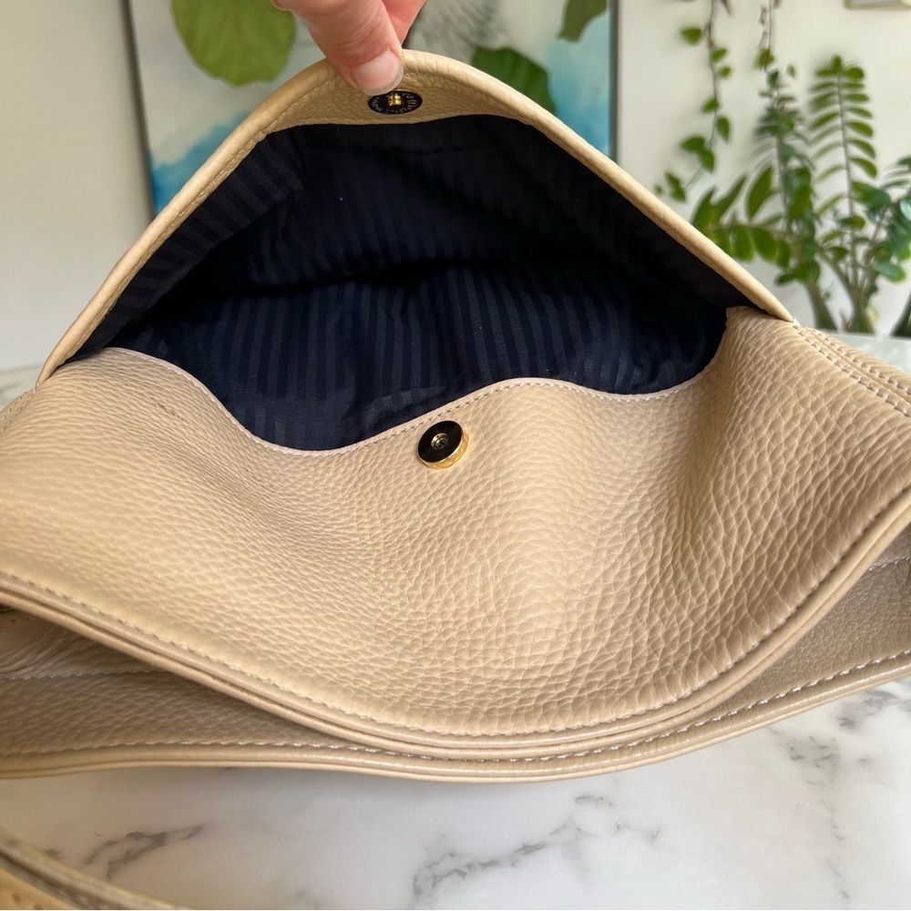 Coach Vintage Sonoma Pocket Shopper Natural Grain Leather Tote Bag Wheat 4920 - Picture 15 of 16